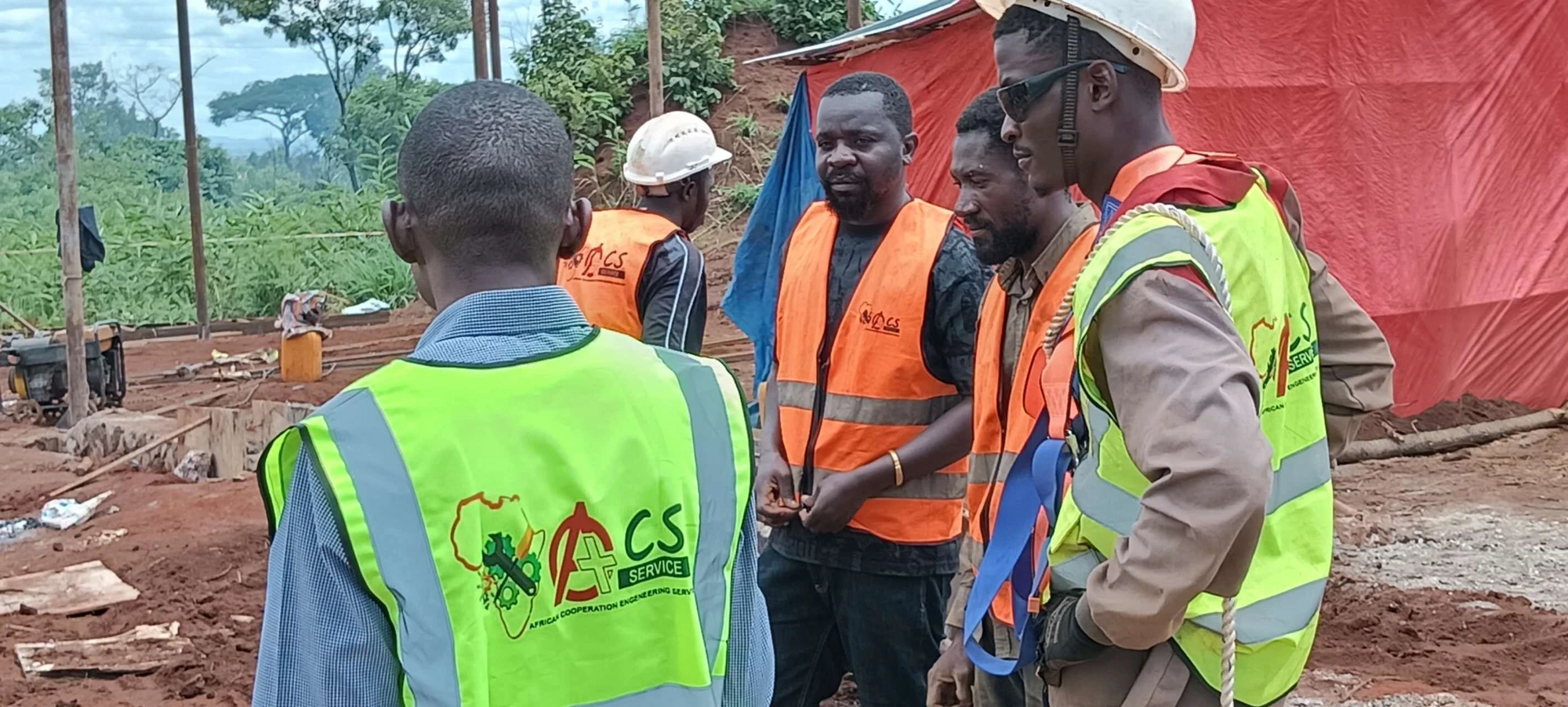 Équipe ACES sur chantier